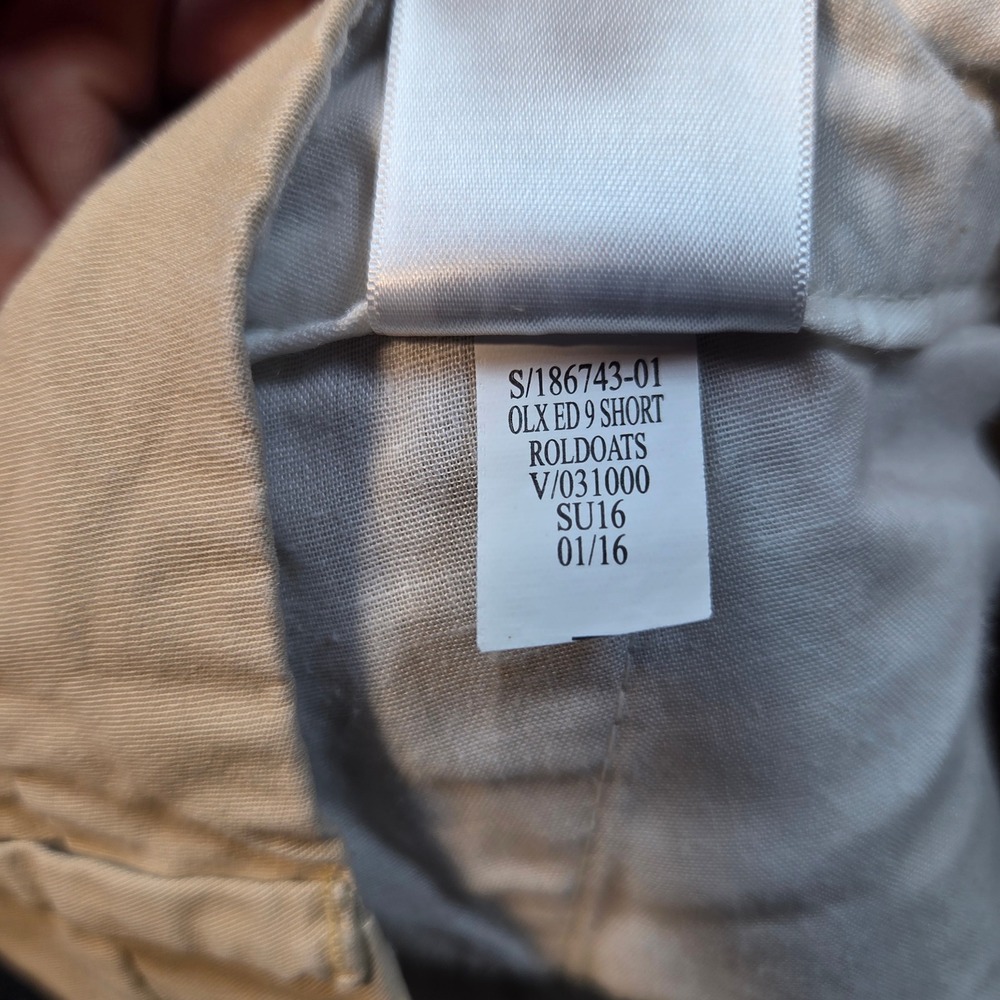 Old Navy Chino Shorts Women Size 6 Tan Khaki Cotton Stretch Casual Preppy Summer - Picture 8 of 9